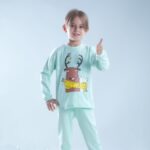 بلوز شلوار گوزن سبز روشن