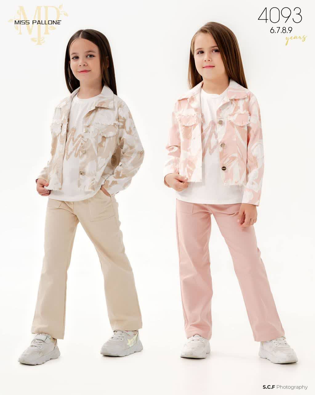 سه تکه ترک در دو رنگ سه تیکه دخترانه ترک - Image 1